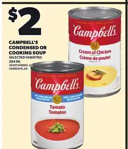 Loblaws CAMPBELL'S CONDENSED OR COOKING SOUP offer