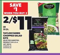 Loblaws TAYLOR FARMS CHOPPED SALAD KITS offer