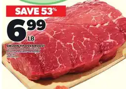Loblaws SIRLOIN TIP OVEN ROAST offer
