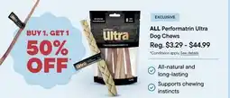 Petvalu ALL Performatrin Ultra Dog Chews offer