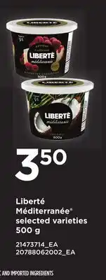 Loblaws LIBERTÉ MÉDITERRANÉE offer