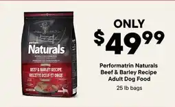 Petvalu Performatrin Naturals Beef & Barley Recipe Adult Dog Food offer