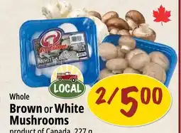Farm Boy Whole Brown or White Mushrooms offer