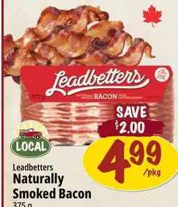 Farm Boy Leadbetters Naturally Smoked Bacon offer