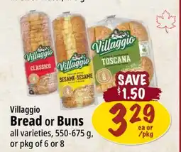 Farm Boy Villaggio Bread or Buns offer
