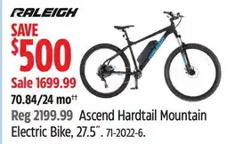 Canadian Tire Ascend Hardtail Mountain Electric Bike offer
