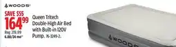 Canadian Tire Queen Tritech Double-High Air Bed with Built-in 120V Pump offer