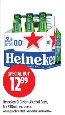 Canadian Tire Heineken 0.0 Non-Alcohol Beer offer