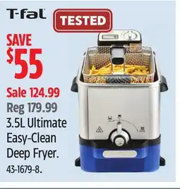 Canadian Tire T-FAL Ultimate Easy-Clean Deep Fryer offer