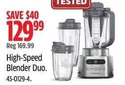 Canadian Tire Ninja Reg 169.99 High-Speed Blender Duo offer