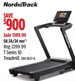 Canadian Tire NordicTrack TSeries 10 Treadmill offer