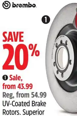 Canadian Tire UV-Coated Brake Rotors. Superior corrosion resistance. 2-year/40,000km offer