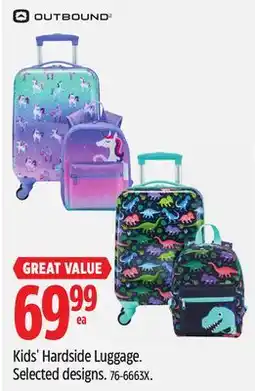 Canadian Tire Kids' Hardside Luggage offer