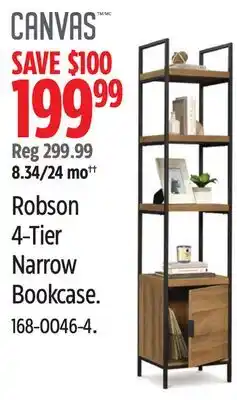 Canadian Tire CANVAS Robson 4-Tier Narrow Bookcase offer