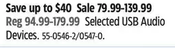 Canadian Tire Selected USB Audio Devices offer