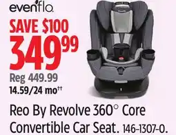 Canadian Tire Evenflo Reo By Revolve 360° Core Convertible Car Seat offer