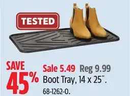 Canadian Tire Boot Tray offer