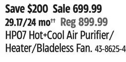 Canadian Tire Dyson HP07 Hot+Cool Air Purifier offer
