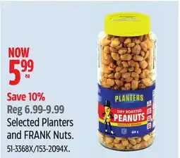 Canadian Tire Selected Planters and FRANK Nuts offer