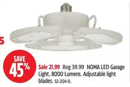 Canadian Tire NOMA LED Garage Light, 8000 Lumens offer