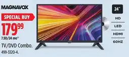 Canadian Tire Magnavox TV/DVD Combo 24 offer