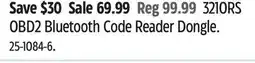 Canadian Tire 3210RS OBD2 Bluetooth Code Reader Dongle offer