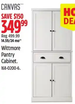 Canadian Tire Canvas Wittmore Pantry Cabinet offer