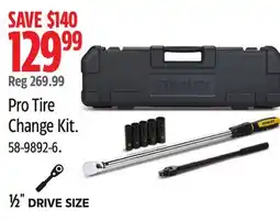 Canadian Tire Stanley Pro Tire Change Kit offer