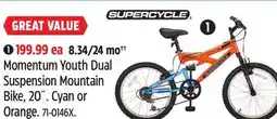 Canadian Tire Supercycle Momentum Youth Dual Suspension Mountain Bike, 20˝ offer