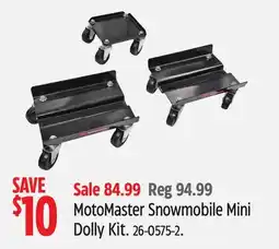 Canadian Tire MotoMaster Snowmobile Mini Dolly Kit offer