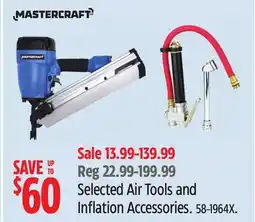 Canadian Tire Mastercraft Selected Air Tools and Inflation Accessories offer