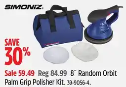 Canadian Tire 8˝ Random Orbit Palm Grip Polisher Kit offer