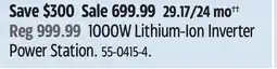 Canadian Tire Noma 1000W Lithium-Ion Inverter Power Station offer