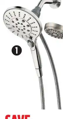 Canadian Tire Moen 6-Setting Hand-Held Shower Head, Chrome offer
