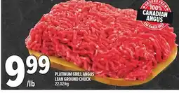 Metro PLATINUM GRILL ANGUS LEAN GROUND CHUCK offer