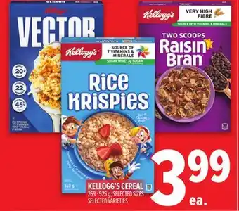 Metro KELLOGG'S CEREAL offer