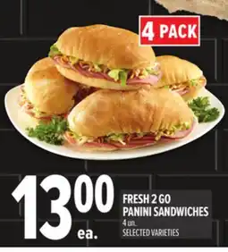 Metro FRESH 2 GO PANINI SANDWICHES offer