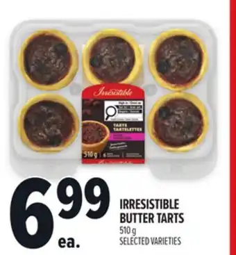 Metro IRRESISTIBLE BUTTER TARTS offer