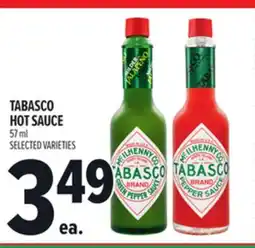 Metro TABASCO HOT SAUCE offer