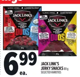 Metro JACK LINK'S JERKY SNACKS offer