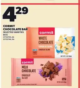 Loblaws CORMIT CHOCOLATE BAR offer