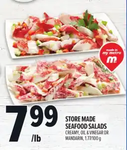 Metro STORE MADE SEAFOOD SALADS offer