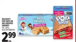 Metro KELLOGG'S POP TARTS OR RICE KRISPIES SQUARES offer