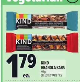 Metro KIND GRANOLA BARS offer