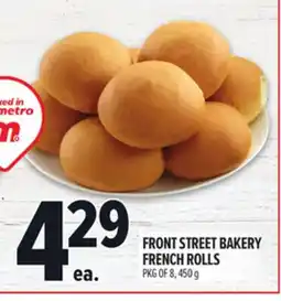 Metro FRONT STREET BAKERY FRENCH ROLLS offer