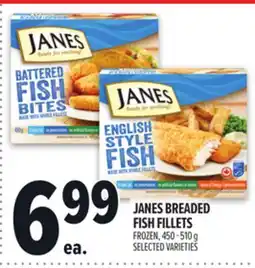 Metro JANES BREADED FISH FILLETS offer