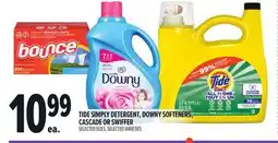 Metro TIDE SIMPLY DETERGENT, DOWNY SOFTENERS, CASCADE OR SWIFFER offer