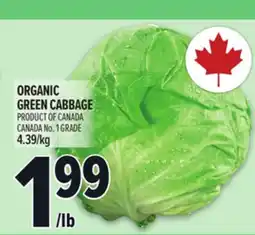 Metro ORGANIC GREEN CABBAGE offer