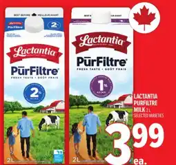 Metro LACTANTIA PURFILTRE MILK offer