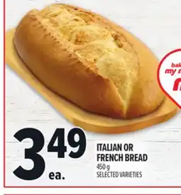 Metro ITALIAN OR FRENCH BREAD offer
